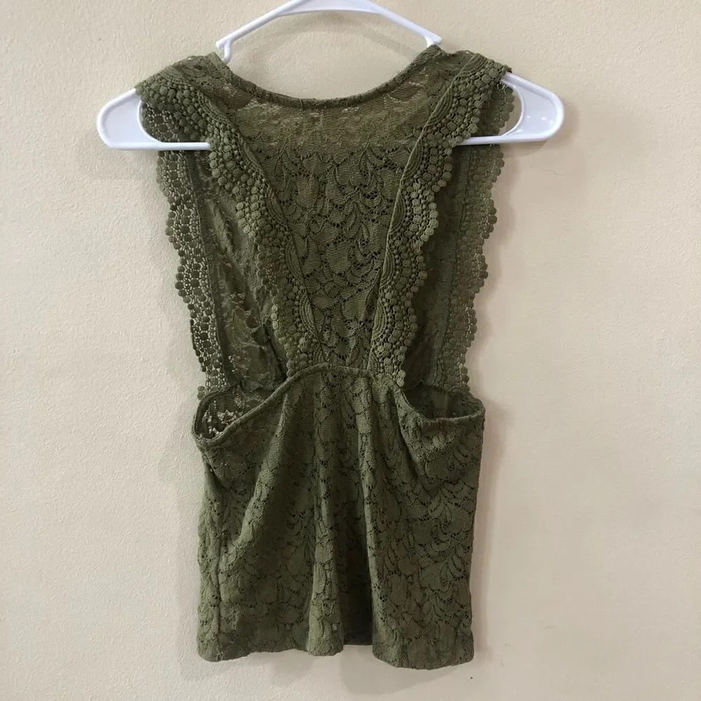 Free People Lace Top
